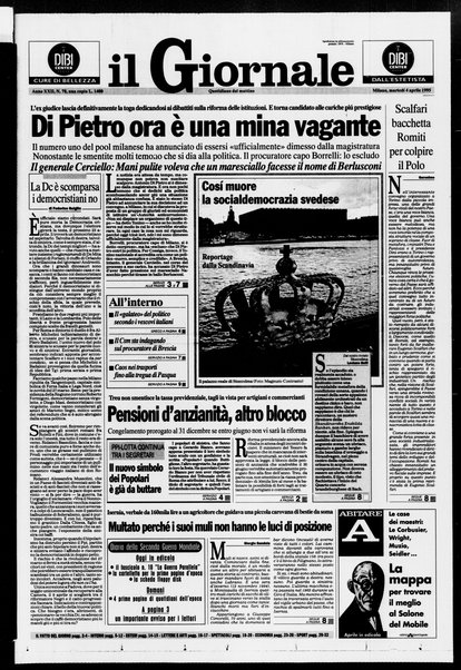 Il giornale : quotidiano del mattino